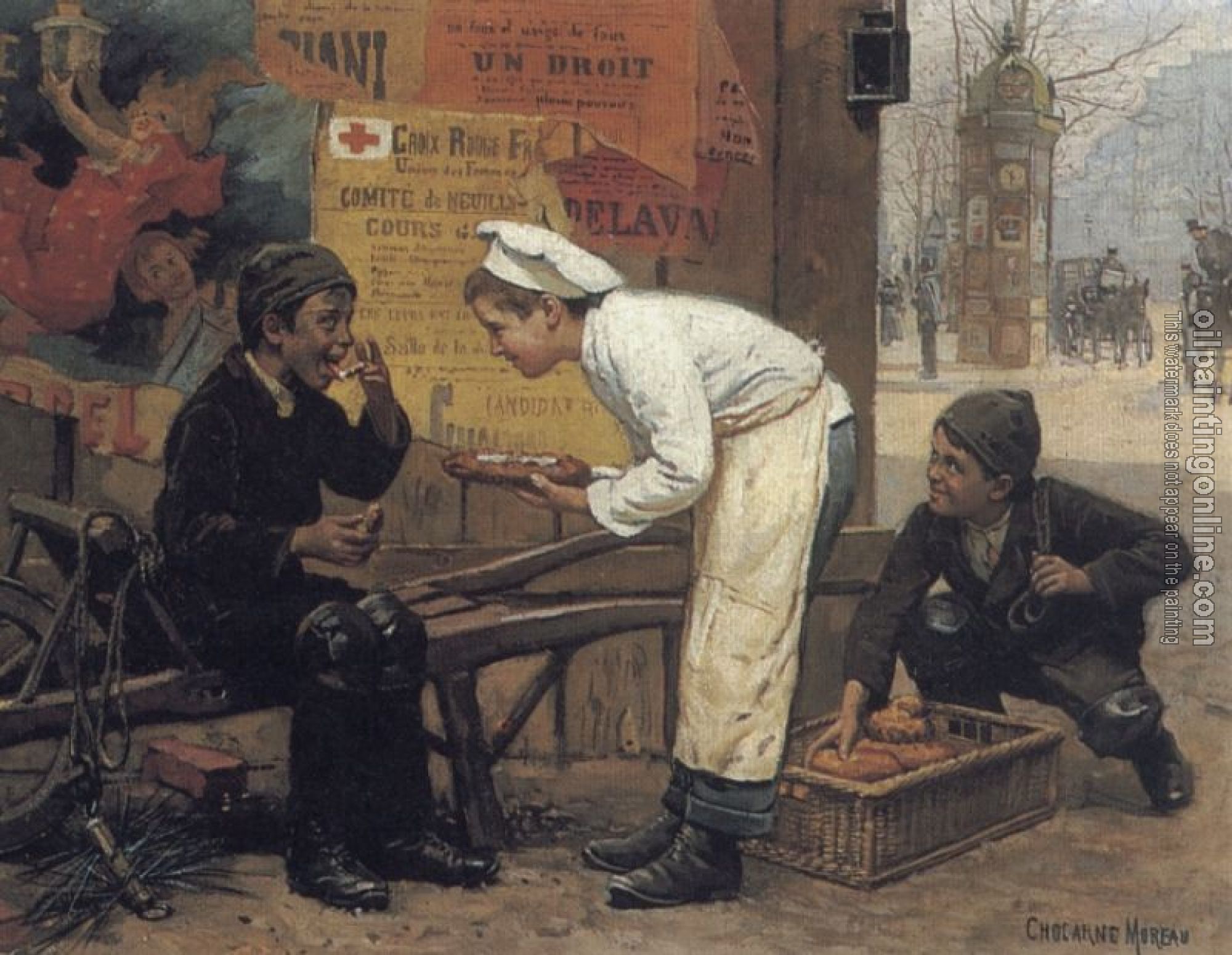 Paul Charles Chocarne-Moreau - The Cunning Thief